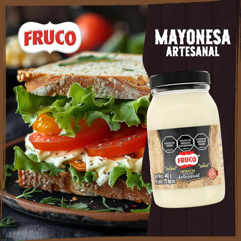 Mayonesa FRUCO receta artesanal (440  gr) img #4