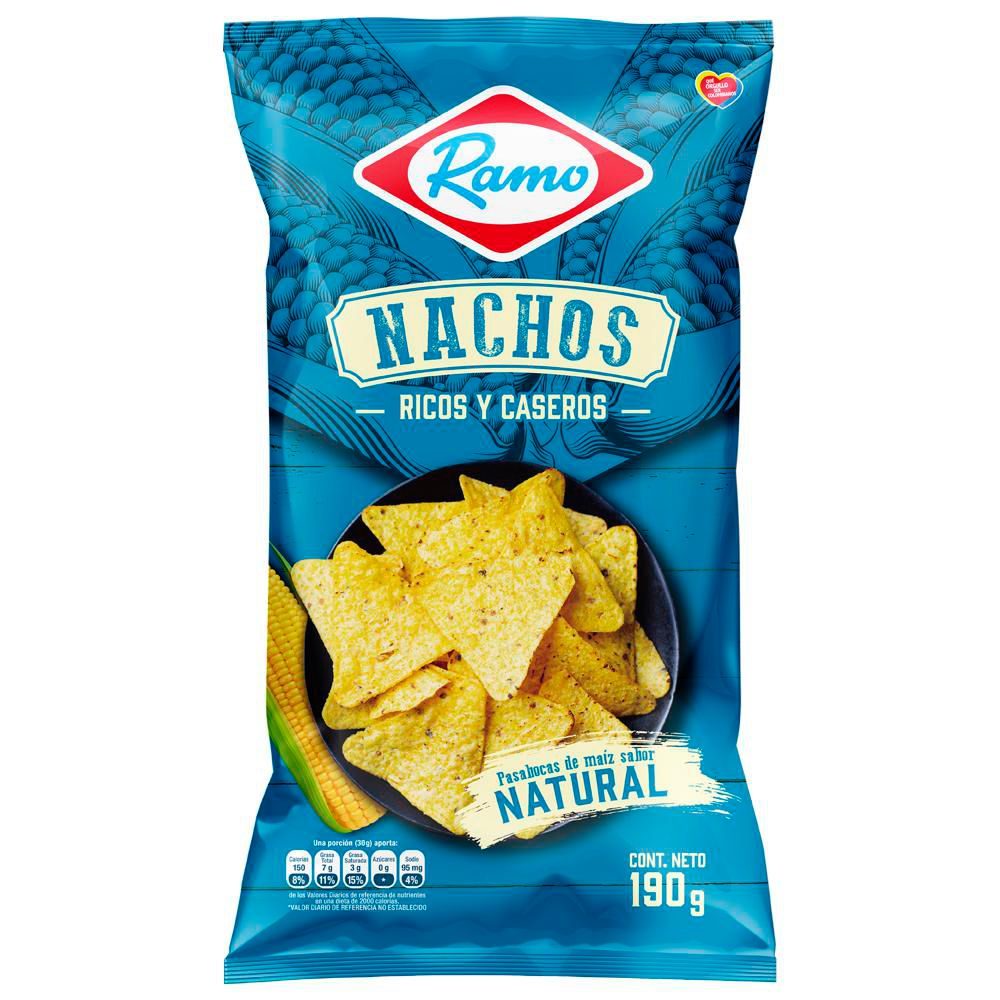 Nachos RAMO sabor natural (190  gr) img #1