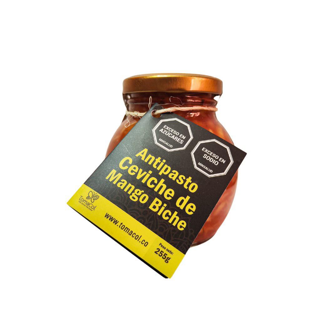 Antipasto TOMACOL ceviche de mango biche (265  gr) img #1