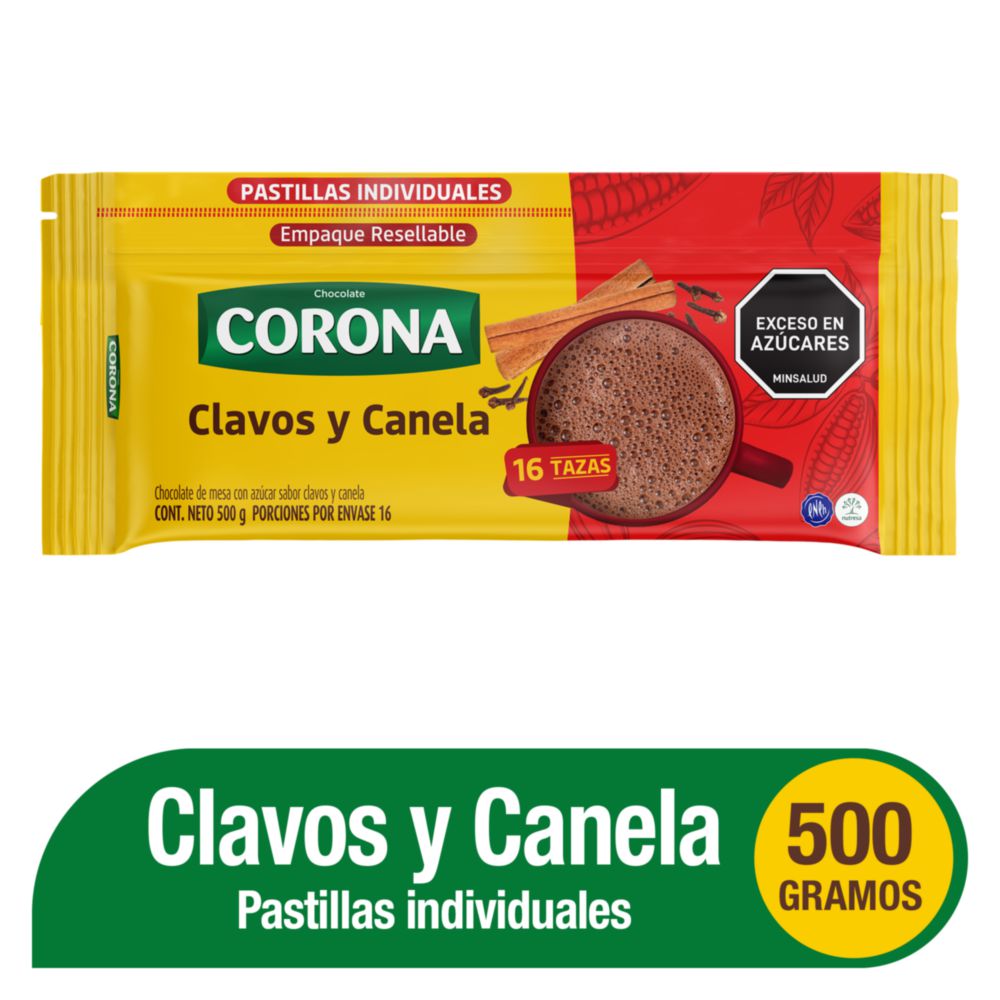 Chocolate CORONA Clavos Y Canela (500  gr) img #1