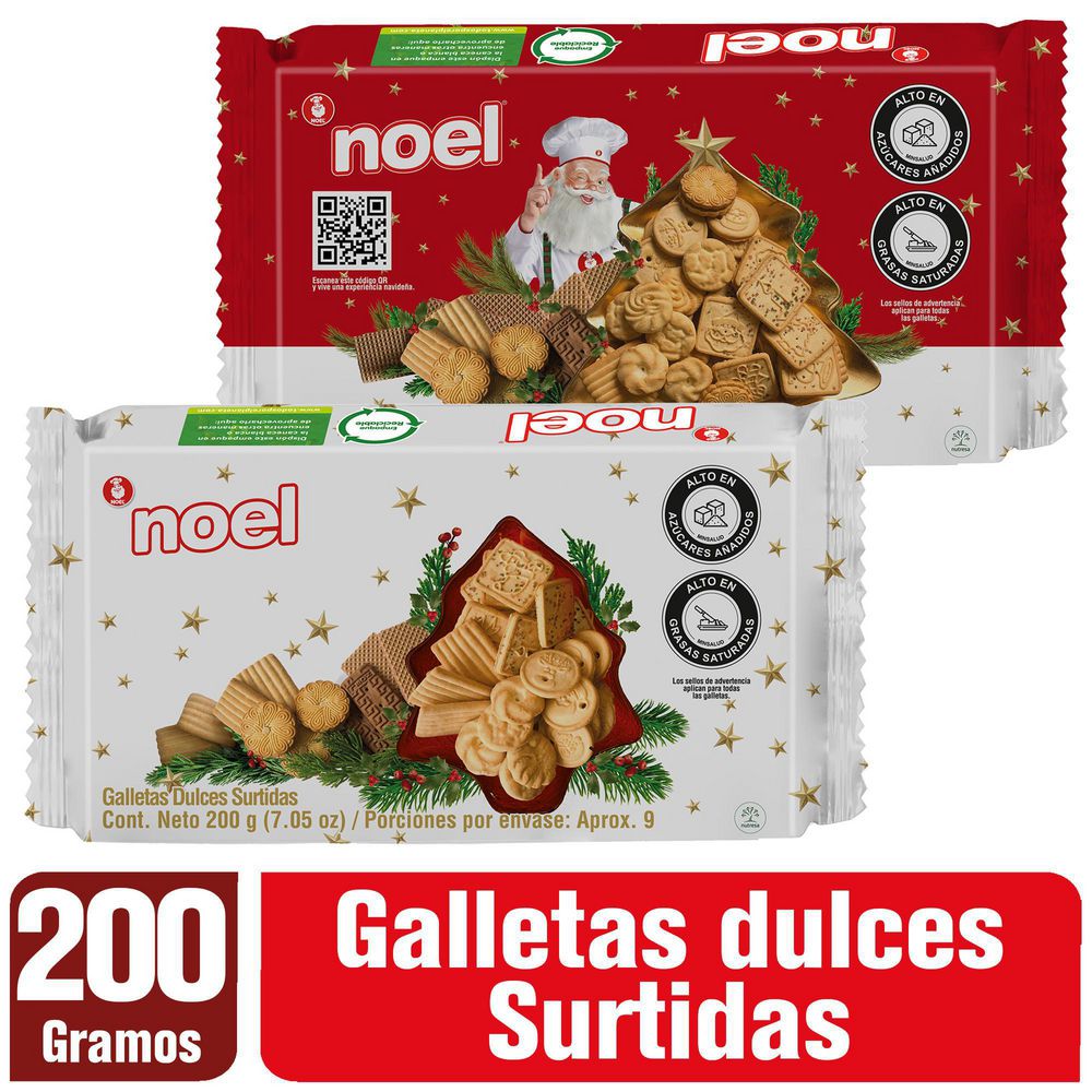Galletas navidad NOEL dulces surtidas (200  gr) img #1