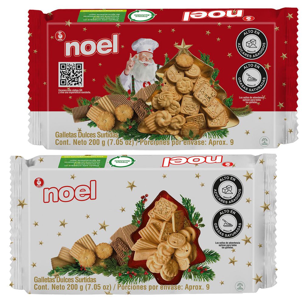 Galletas navidad NOEL dulces surtidas (200  gr) img #2