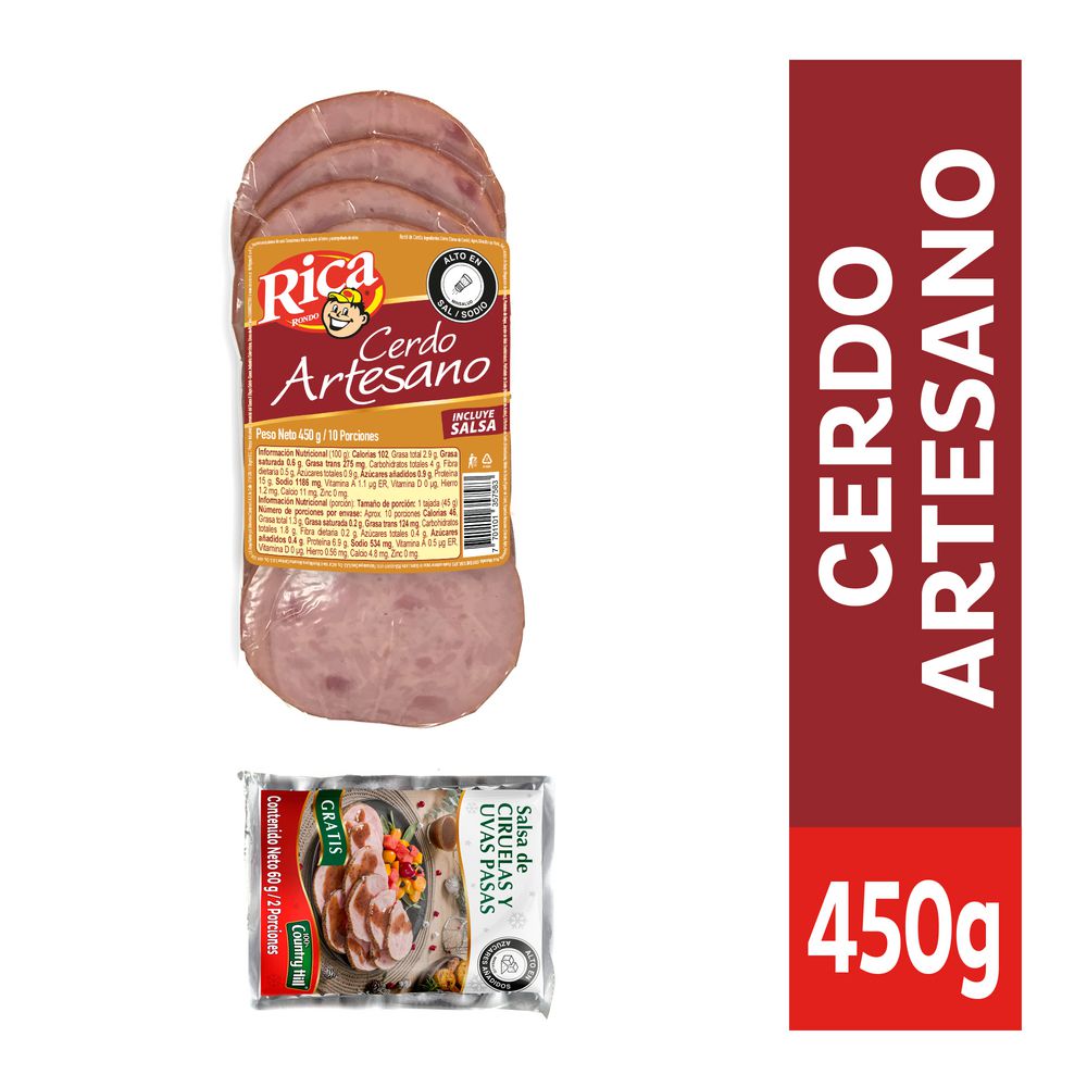 cerdo RICA Artesano (450  gr) img #1