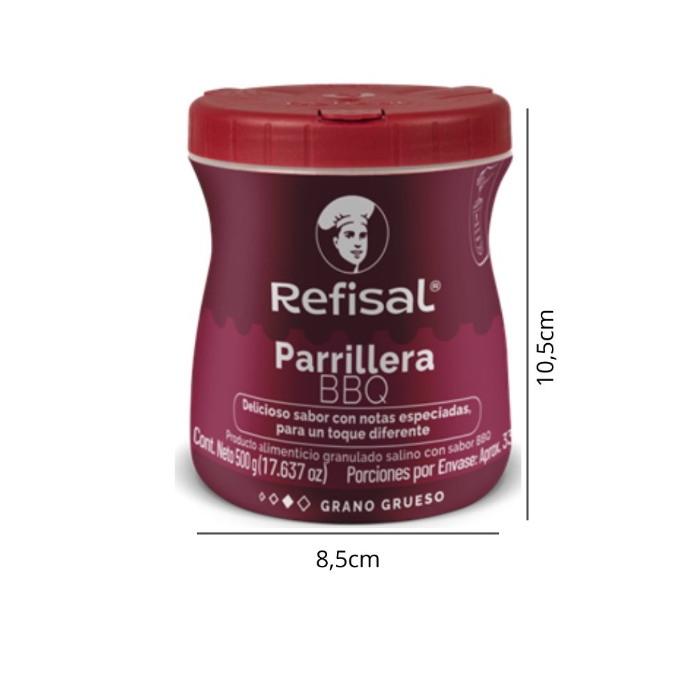 Sal REFISAL parrillera bbq (480  gr) img #2
