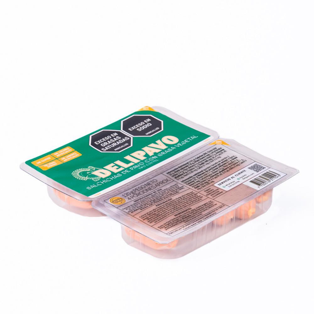 Salchicha de pavo DELIPAVO tipo coctel (120  gr) img #2