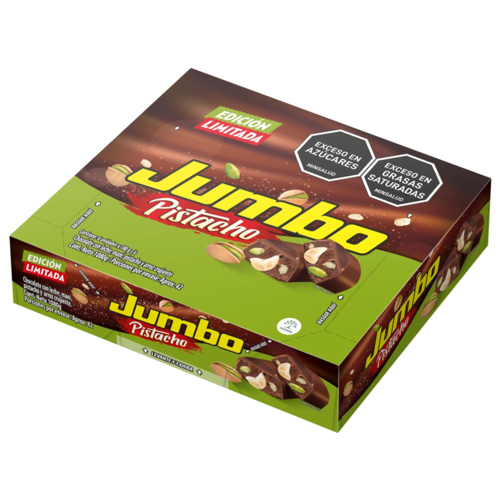 Chocolatina JUMBO Pistacho x6und (1080  gr) img #2