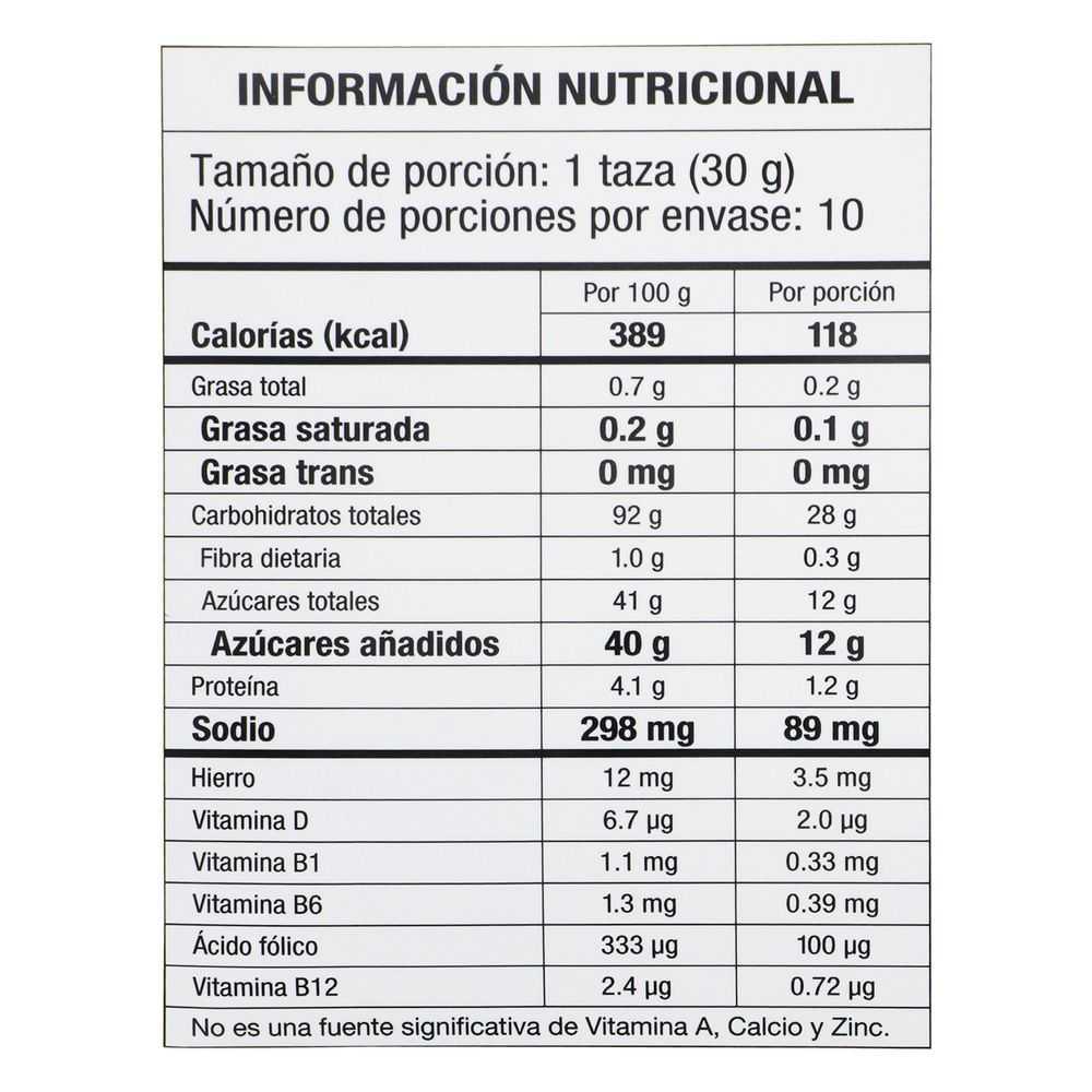 Hojuelas ZUCARITAS Maiz Azucar Arequipe (300  gr) img #2