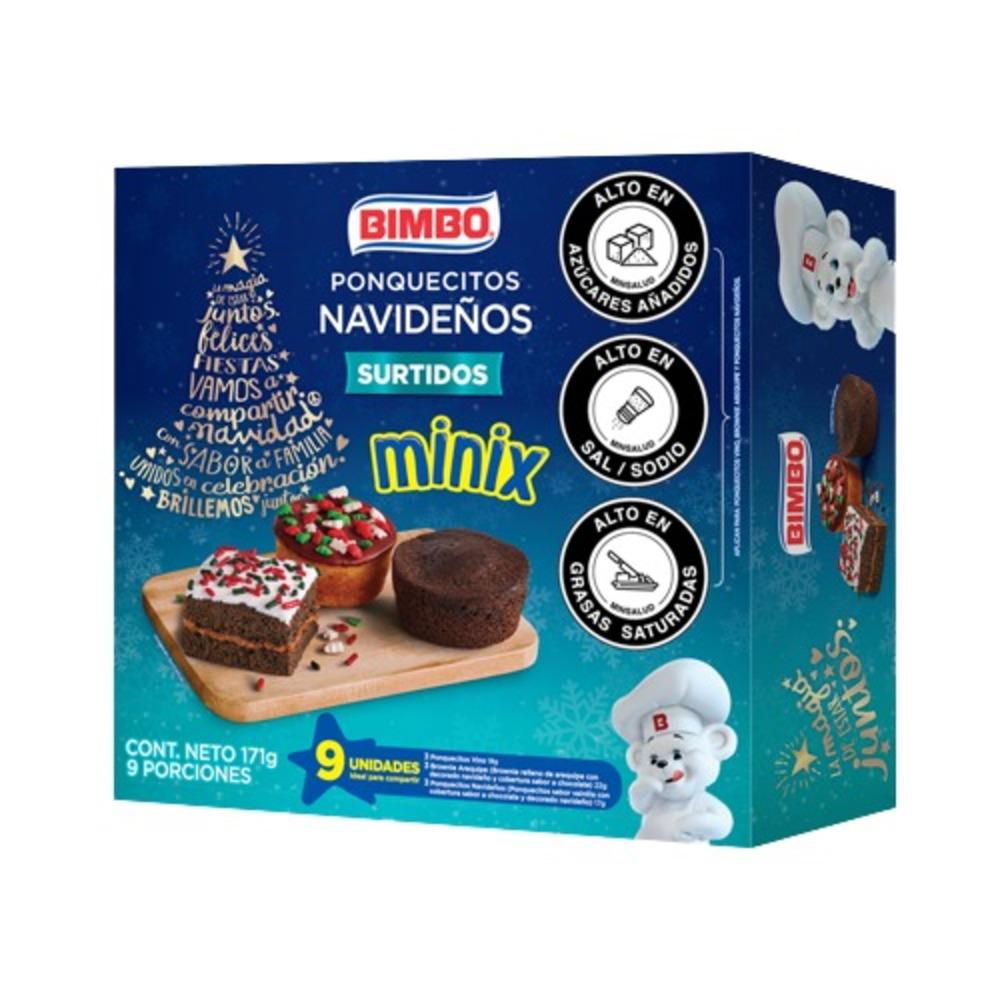 Ponquecitos BIMBO Navideños Mix x9und (171  gr) img #1