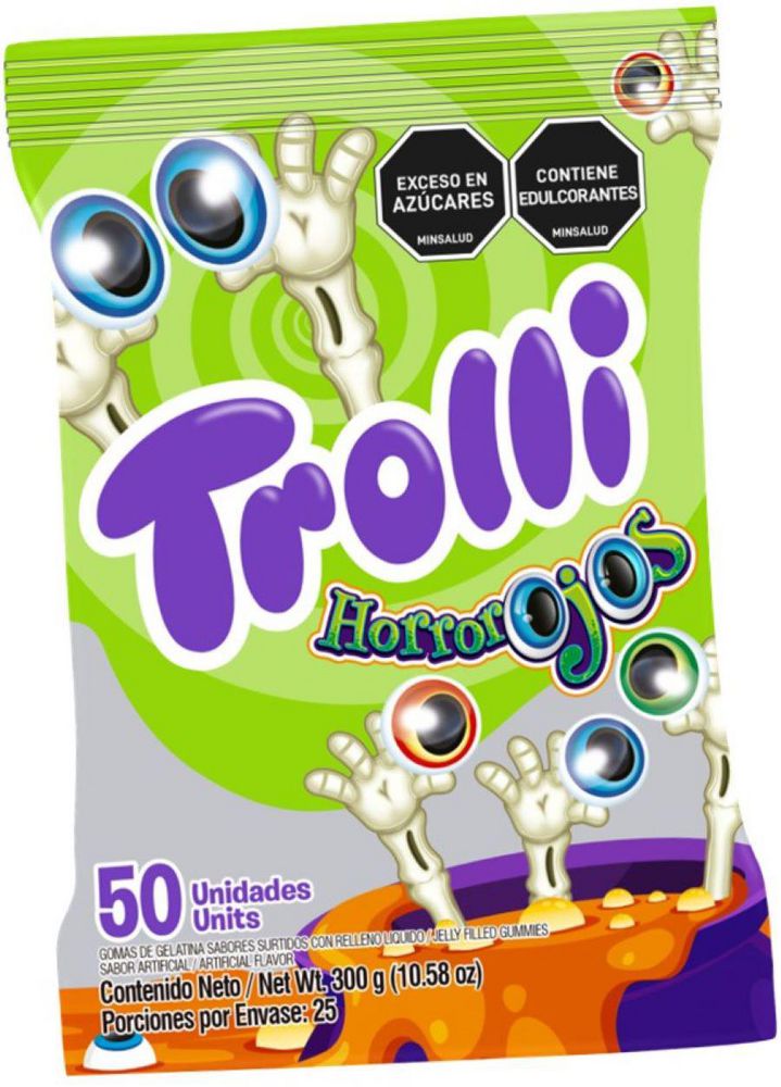 Gomitas TROLLI gelatina horrorojos (300  gr) img #2