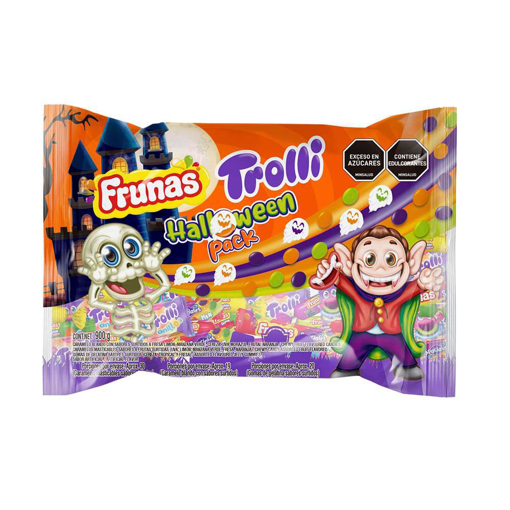 Caramelos TROLLI MASTICABLES FRUTAS SURTIDAS HA (900  gr) img #1