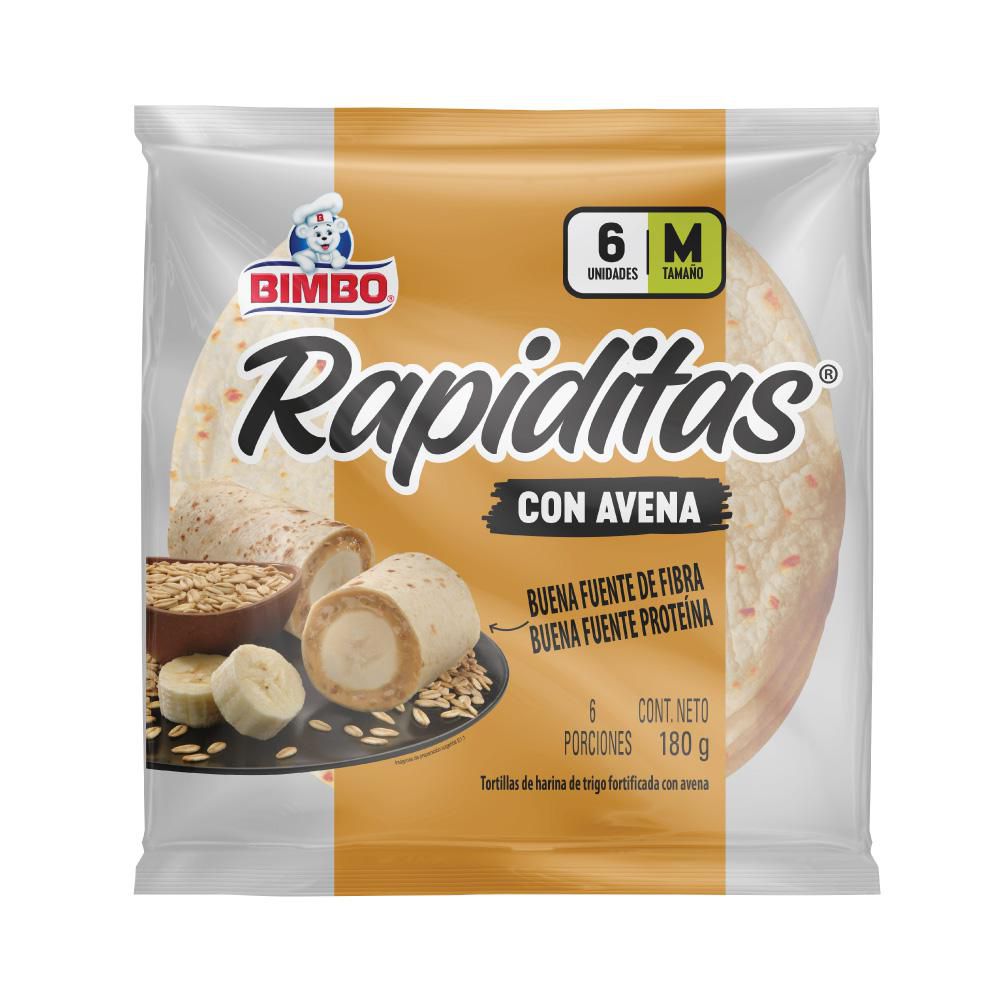 Tortillas BIMBO Con Avena x6und (180  gr) img #1