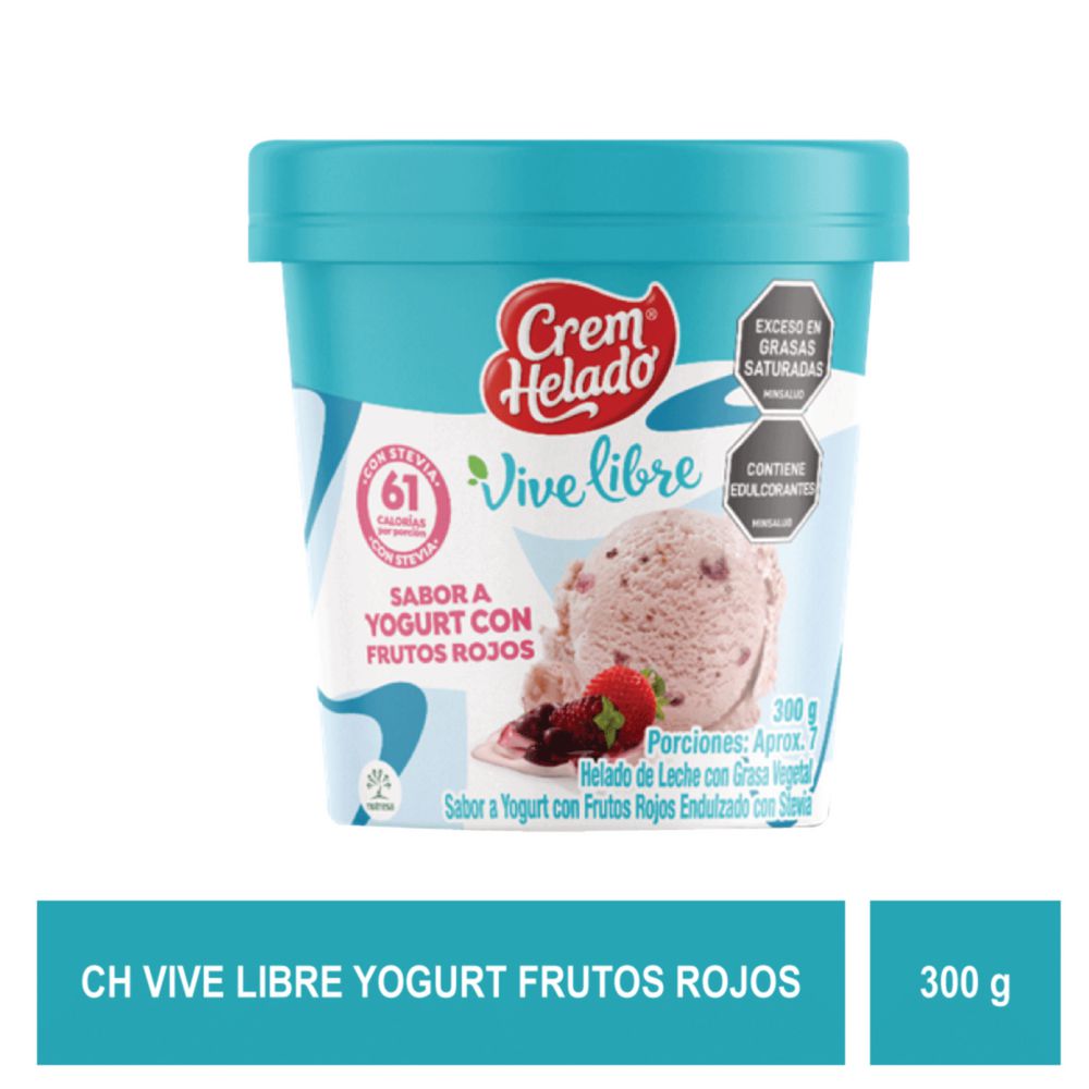 Yogurt CREM HELADO Frutos Rojos (300  gr) img #1