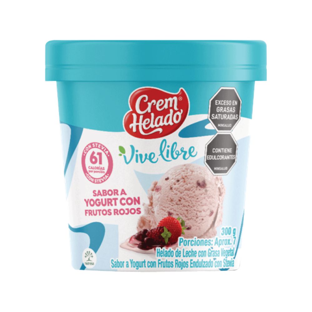 Yogurt CREM HELADO Frutos Rojos (300  gr) img #2