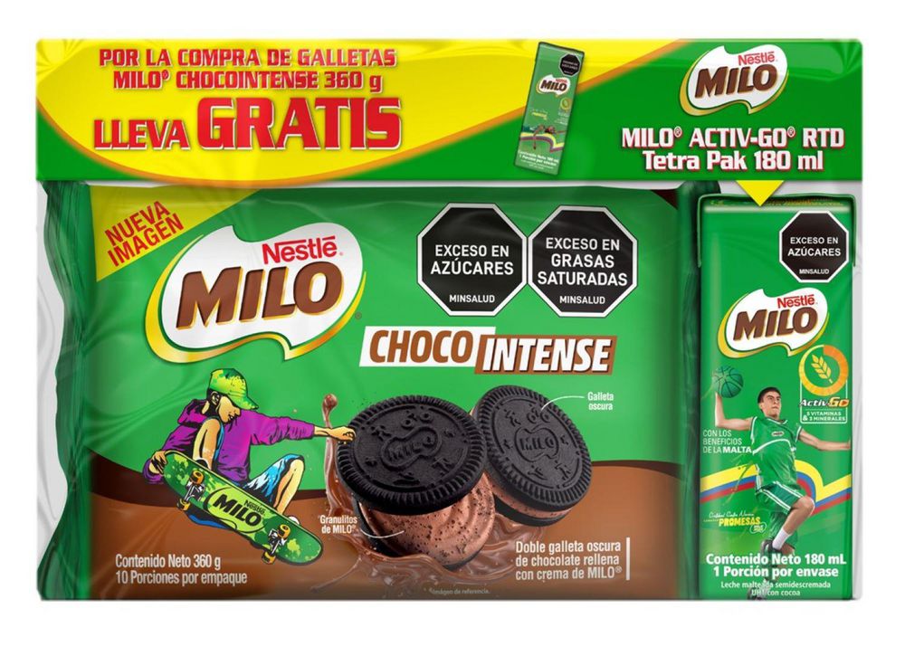Galletas MILO Pr Milo Rtd (360  gr) img #1