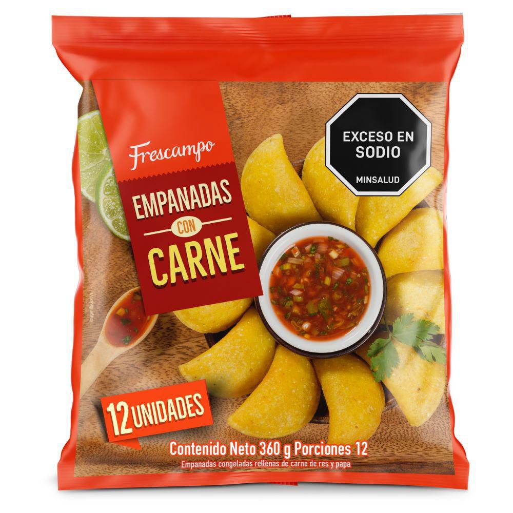 Empanaditas Con Carne FRESCAMPO 360  gr img #1