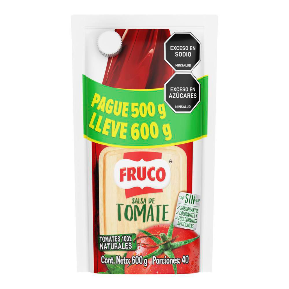 Salsa de tomate FRUCO doypack 500 Gr (500  gr) img #2