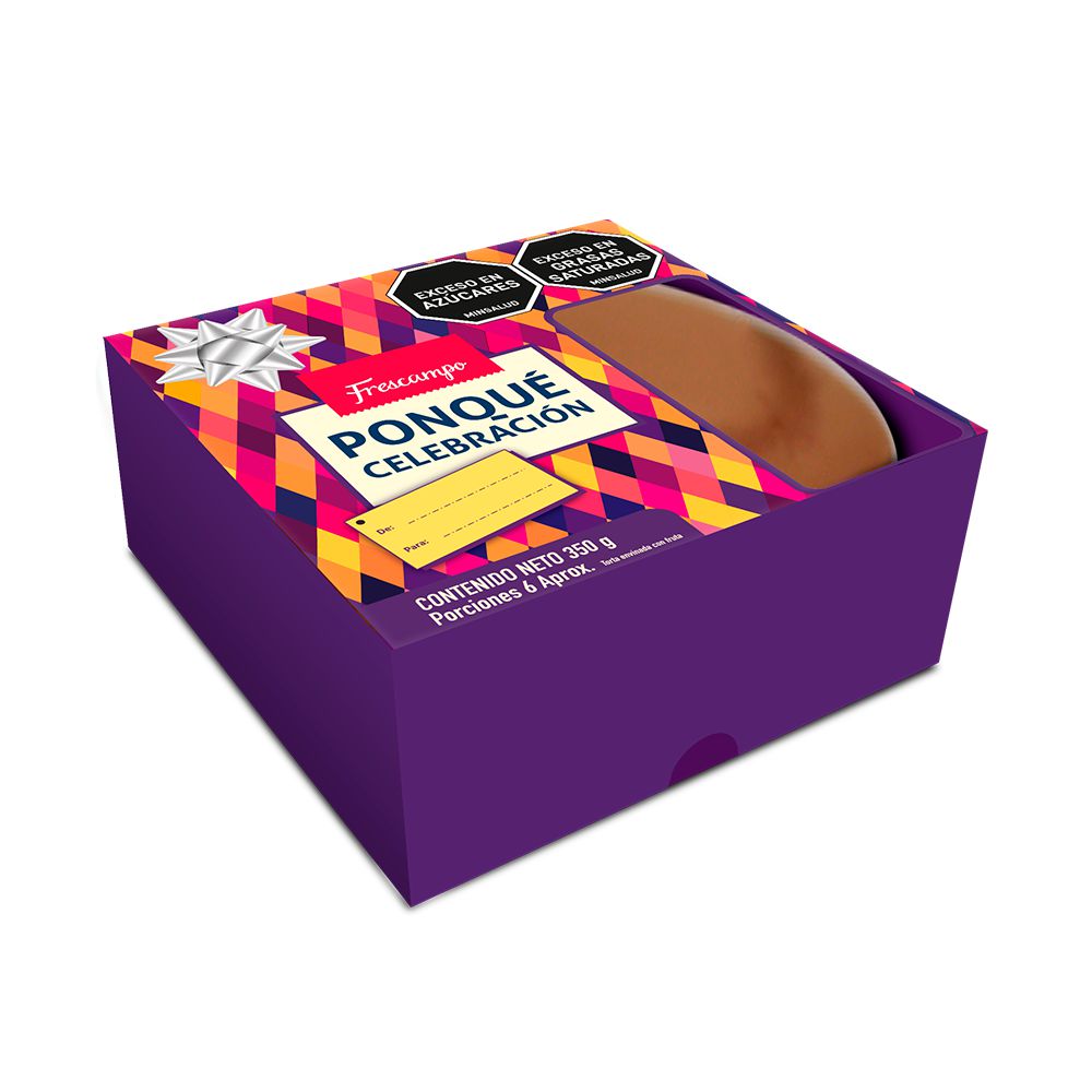 Ponqué FRESCAMPO celebración envinado (350  gr) img #1