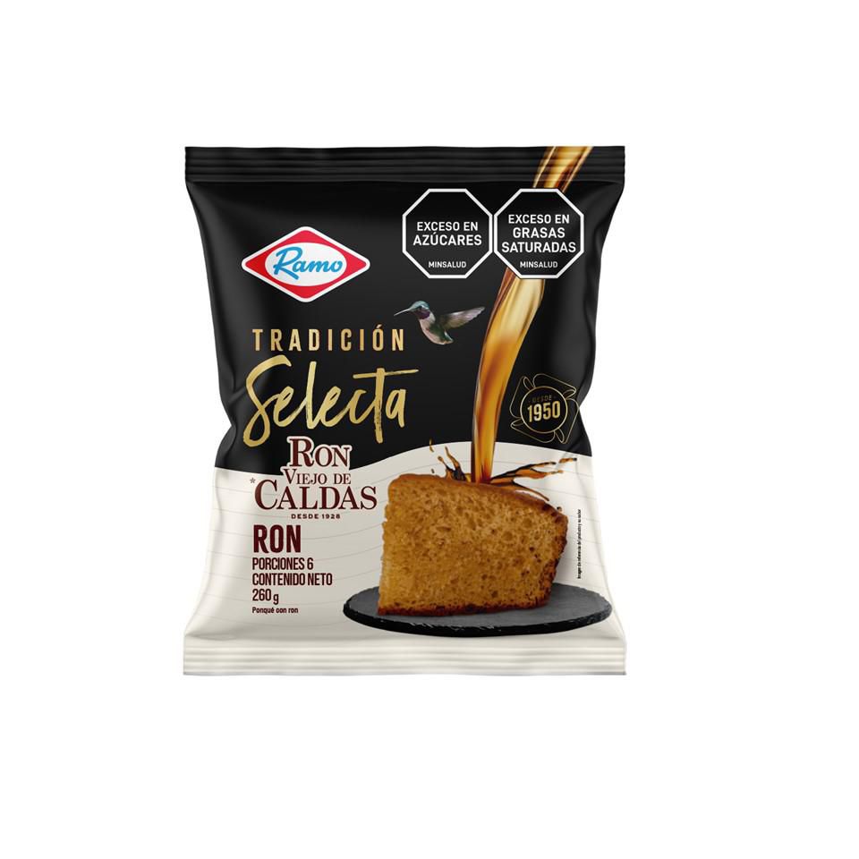 Ponqué RAMO tradición selecta ron viejo Caldas (260  gr) img #2