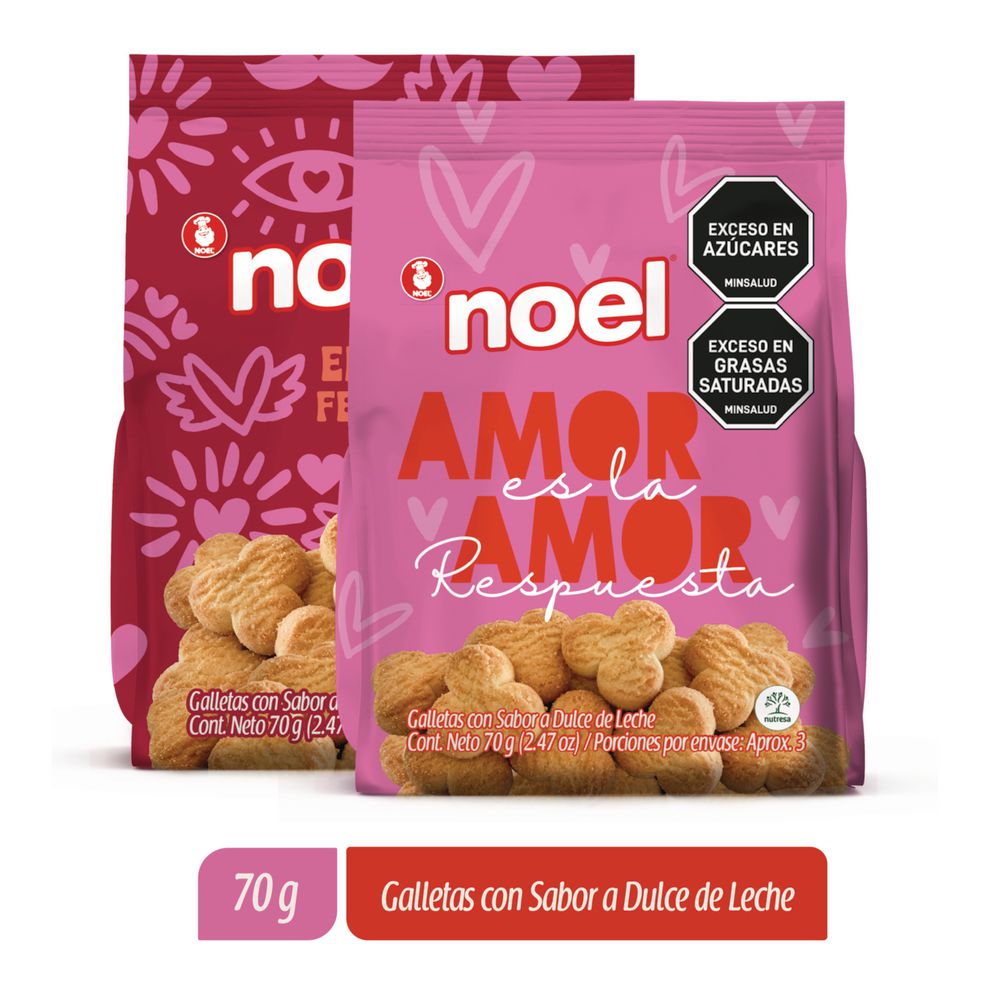 Galletas NOEL con sabor a dulce de leche (70  gr) img #1