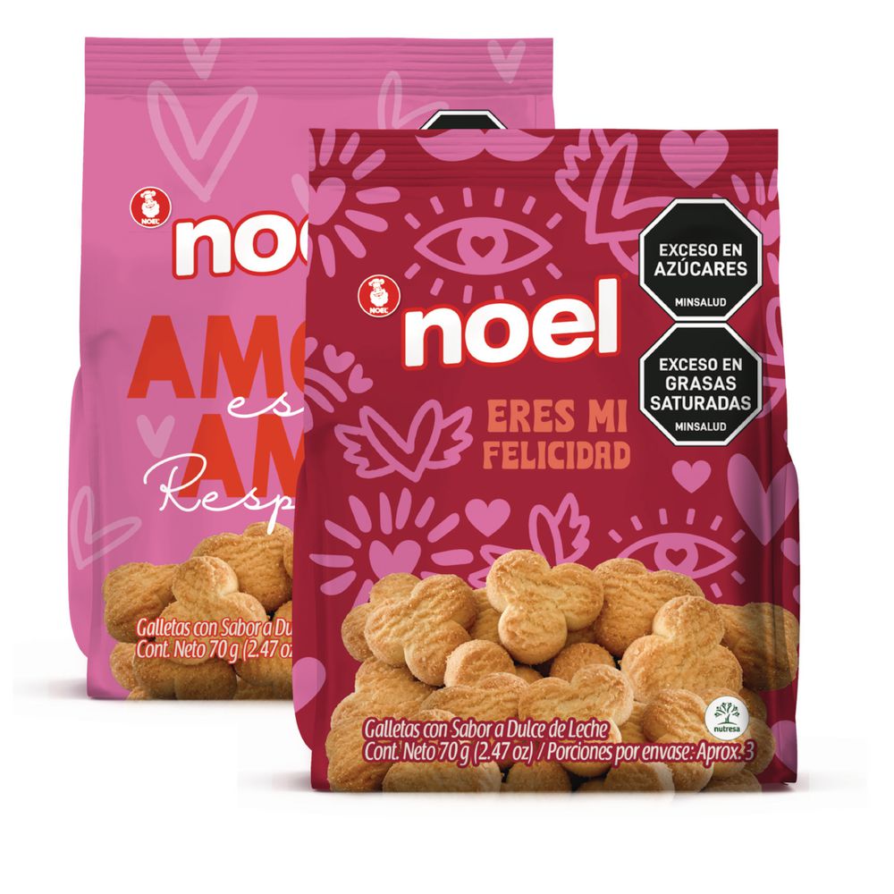 Galletas NOEL con sabor a dulce de leche (70  gr) img #2