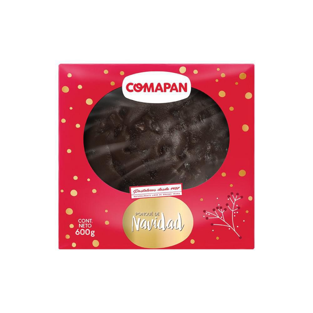 Ponque COMAPAN Navidad (600  gr) img #1