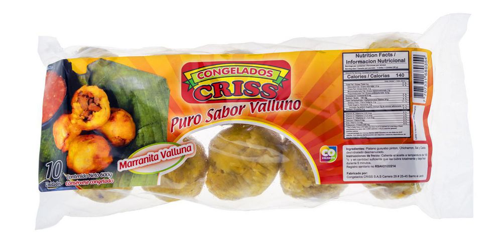 MARRANITA MINI X 10 UND CONGELADOS CRISS 600  gr img #1