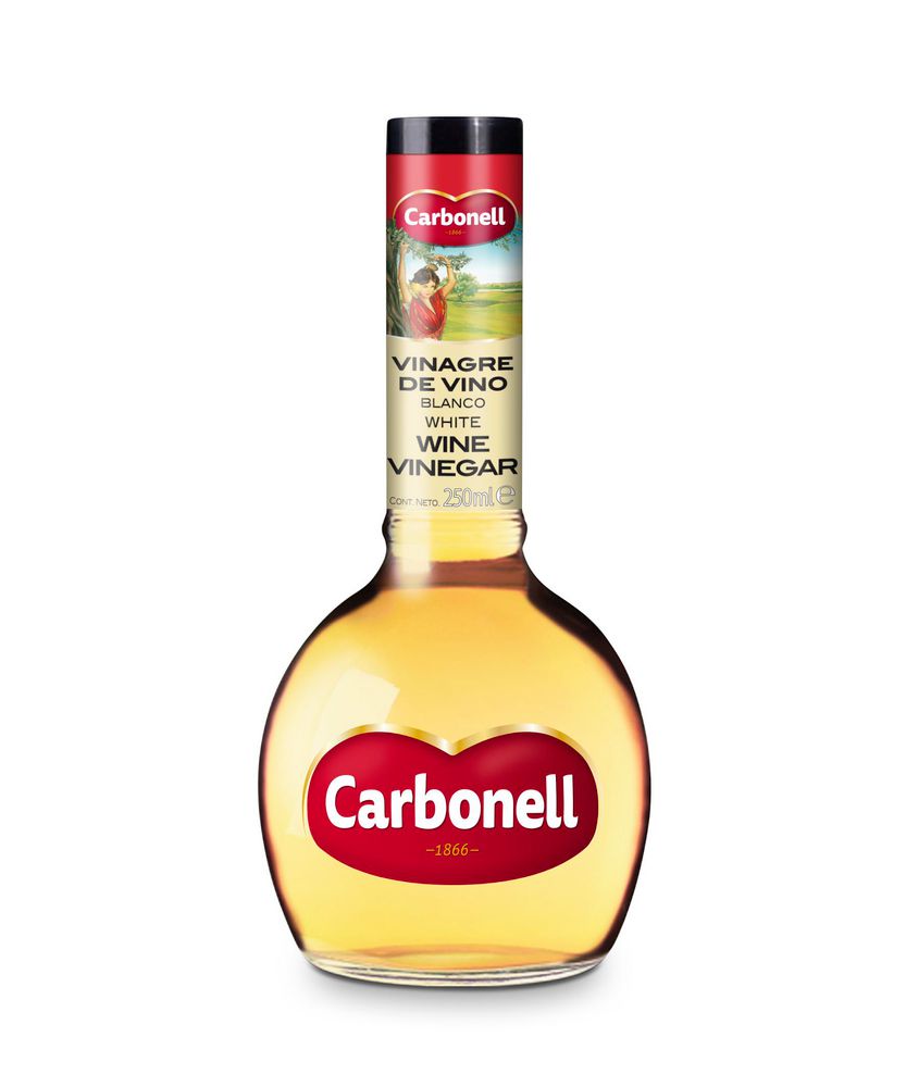 Vinagre de vino blanco CARBONELL MARCA EXCLUSIVA aderezo (250  ml) img #1