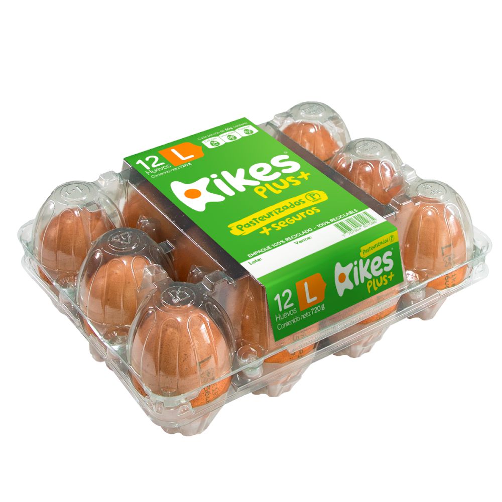 Huevos AA KIKES rojo pasteurizado (12  und) img #2
