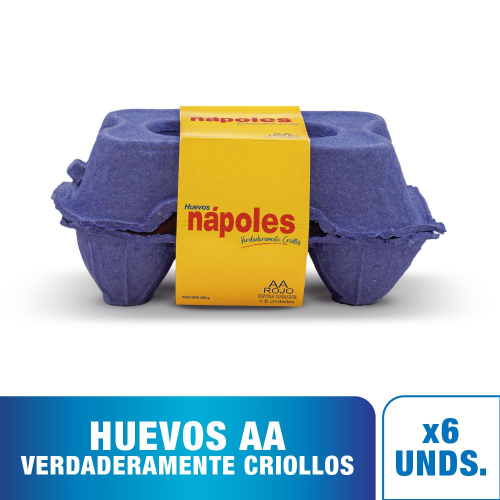Huevos AA NAPOLES rojo (6  und) img #1