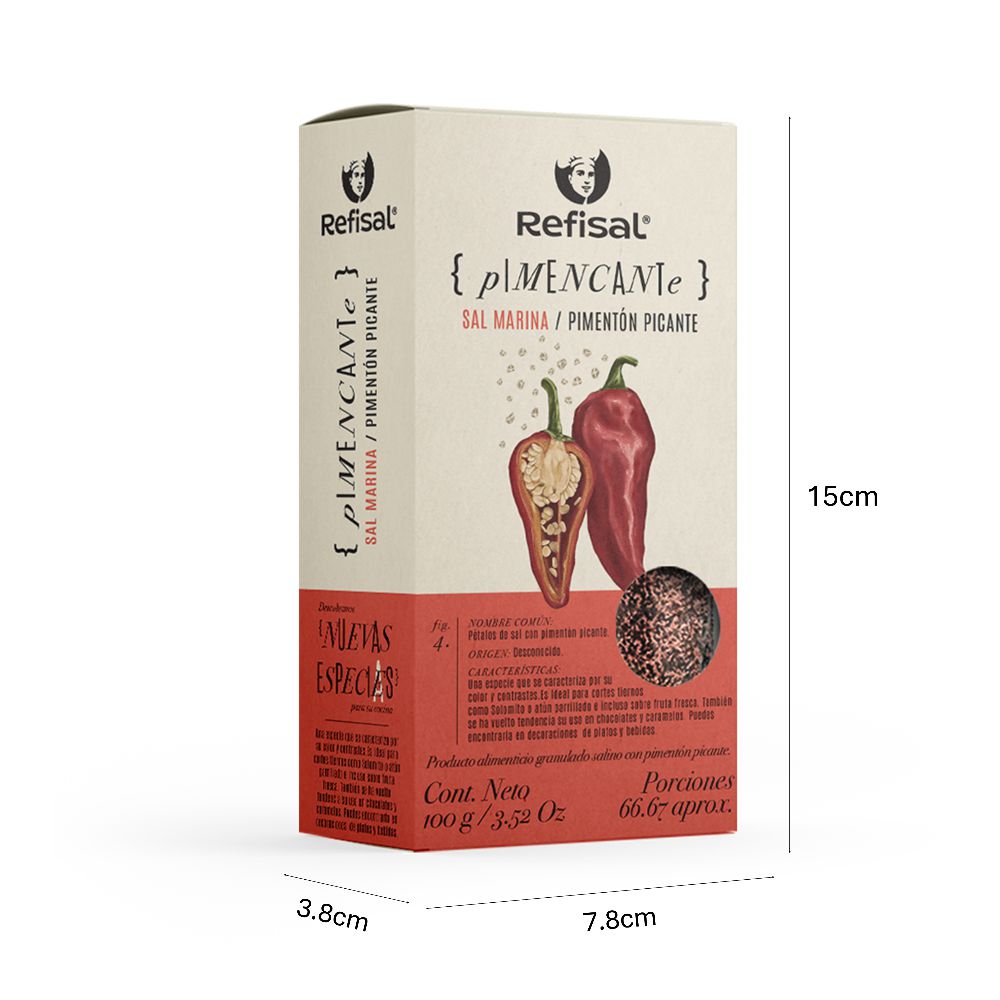 Sal REFISAL marina pimentón picante (100  gr) img #2