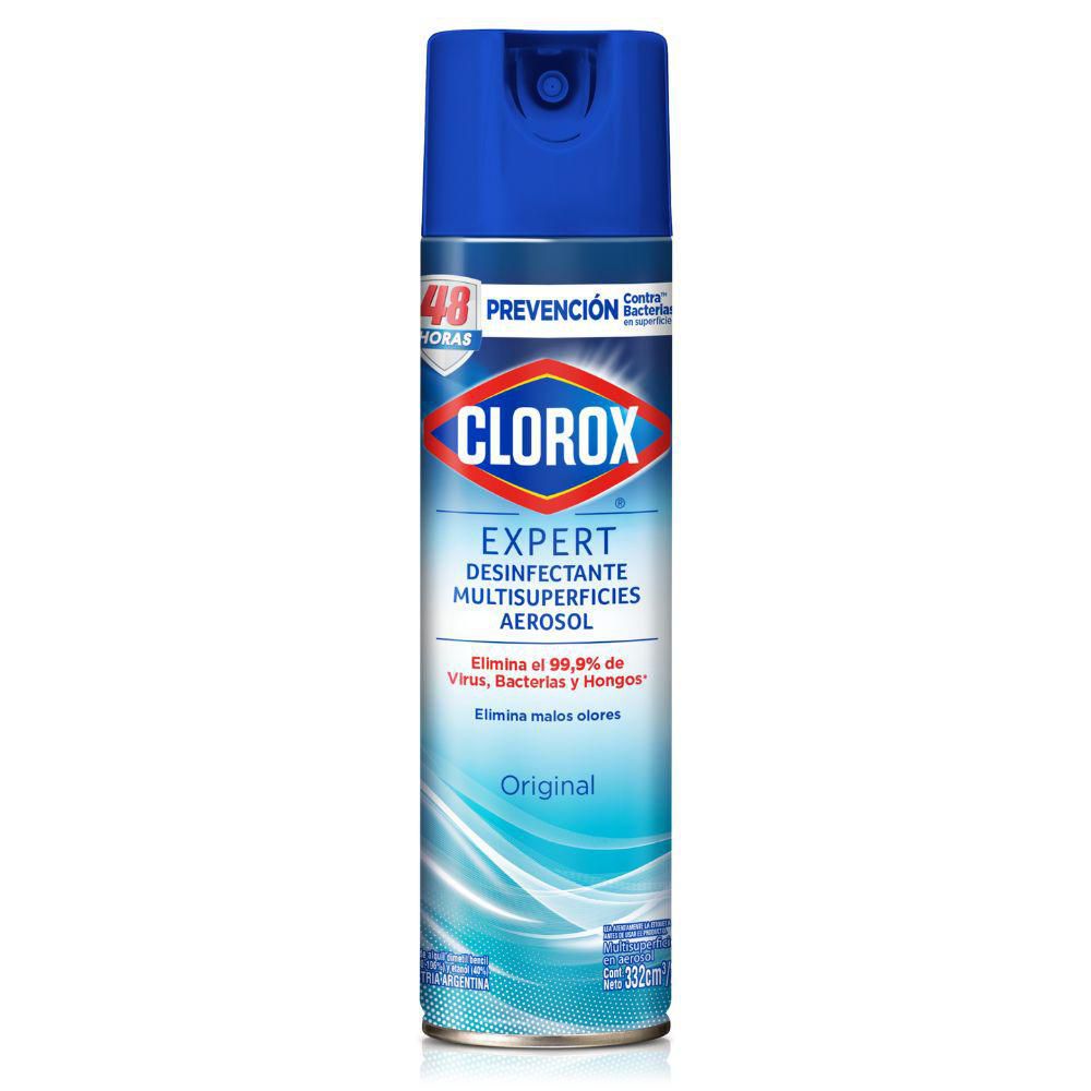 Desinfectante CLOROX en aerosol multisuperficies (332  ml) img #2