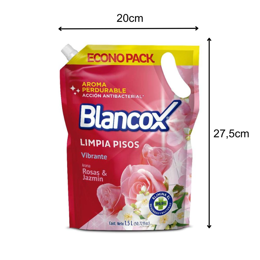 Limpiapisos BLANCOX vibrante rosa y jazmín (1500  ml) img #2