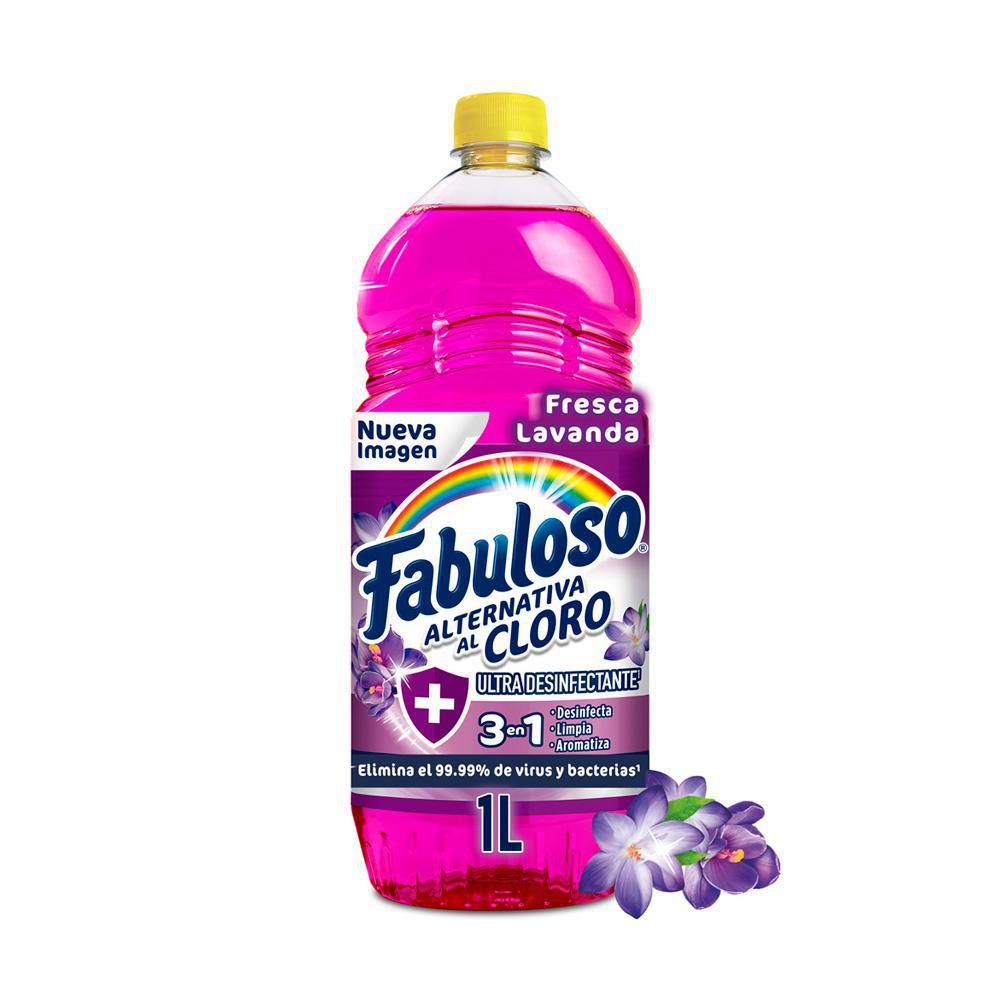 Limpiapisos FABULOSO alternativa al cloro fresca lavanda (1000  ml) img #1