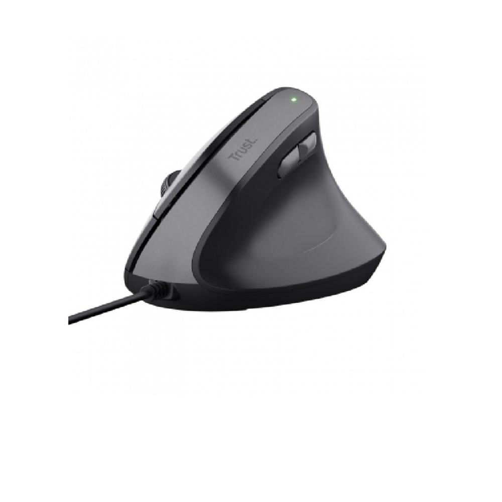 Mouse Trust Cableado Ergonómico Vertical Bayo Ii Negro img #1