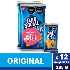 Galletas CLUB SOCIAL original x12und (288 gr)