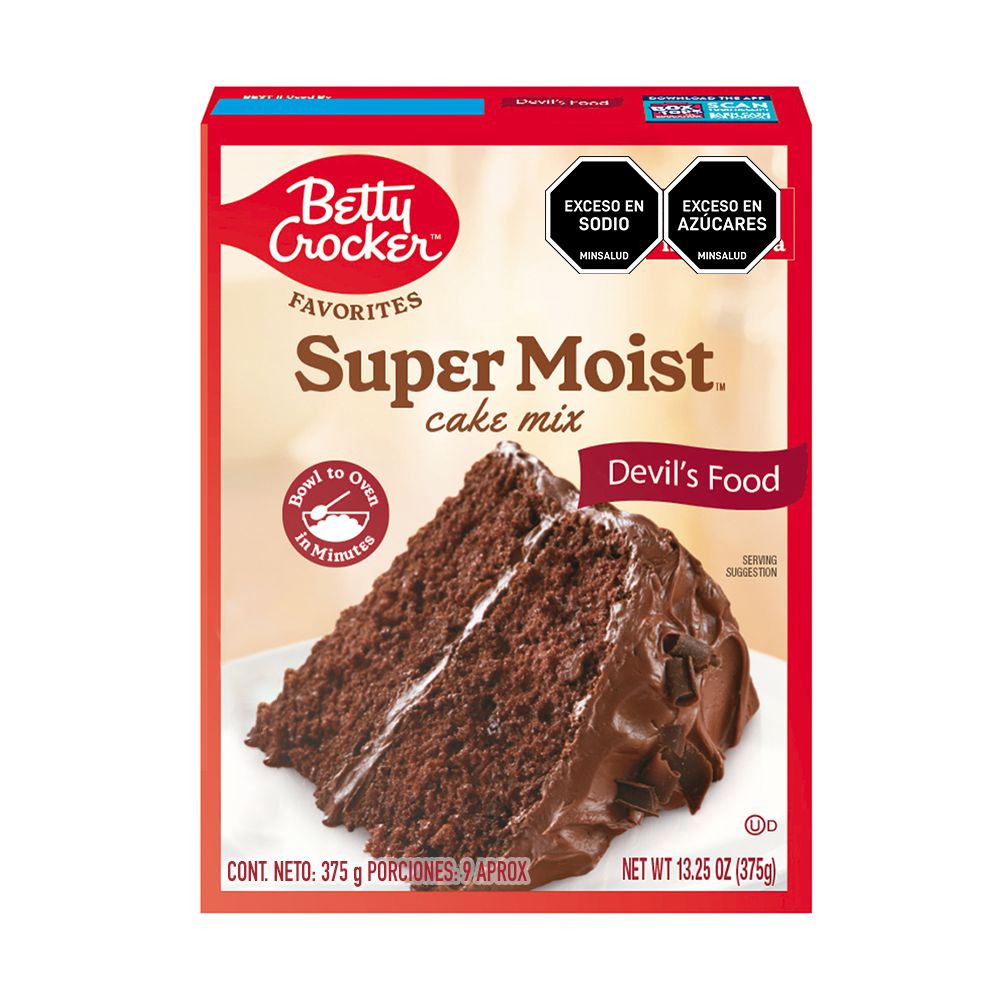 Mezcla en polvo BETTY CROCKER MARCA EXCLUSIVA cake mix (432  gr) img #1