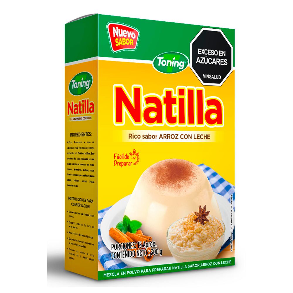 Natilla TONING sabor arroz con leche (300  gr) img #1