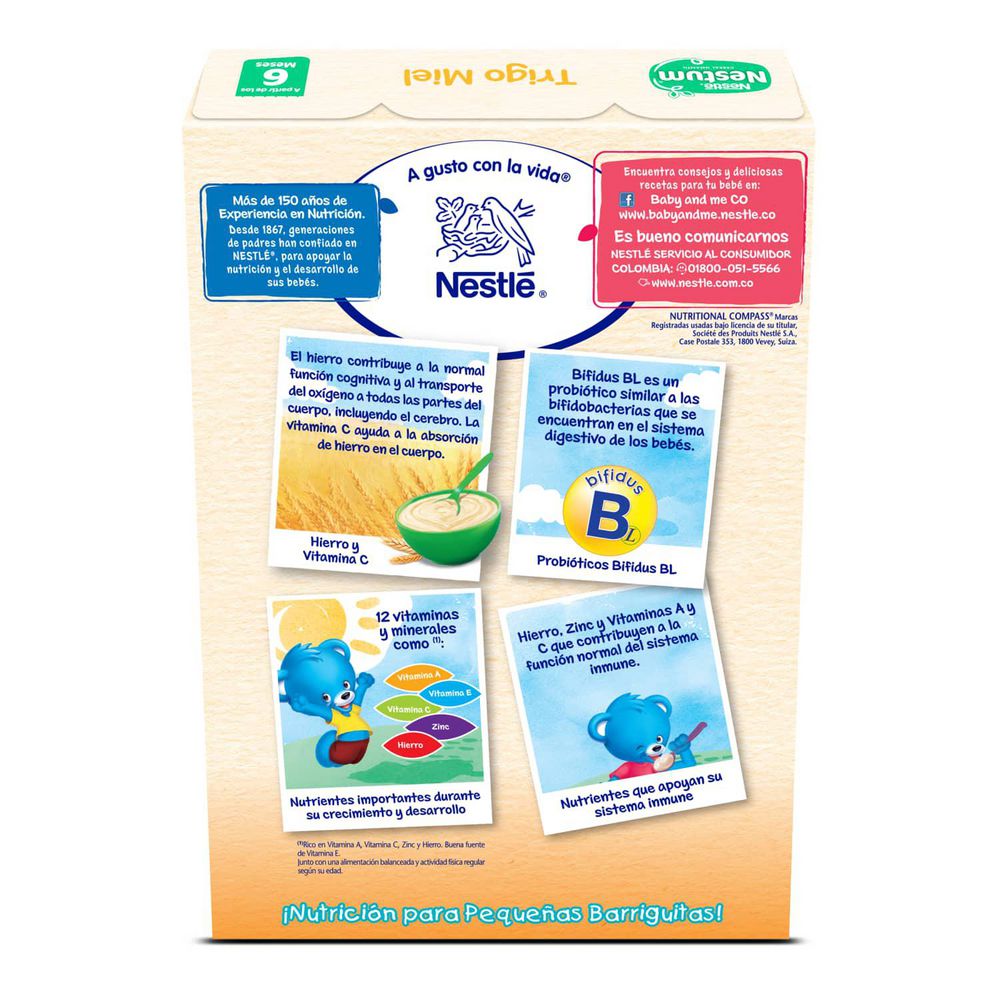 Cereal NESTUM trigo miel (200  gr) img #3