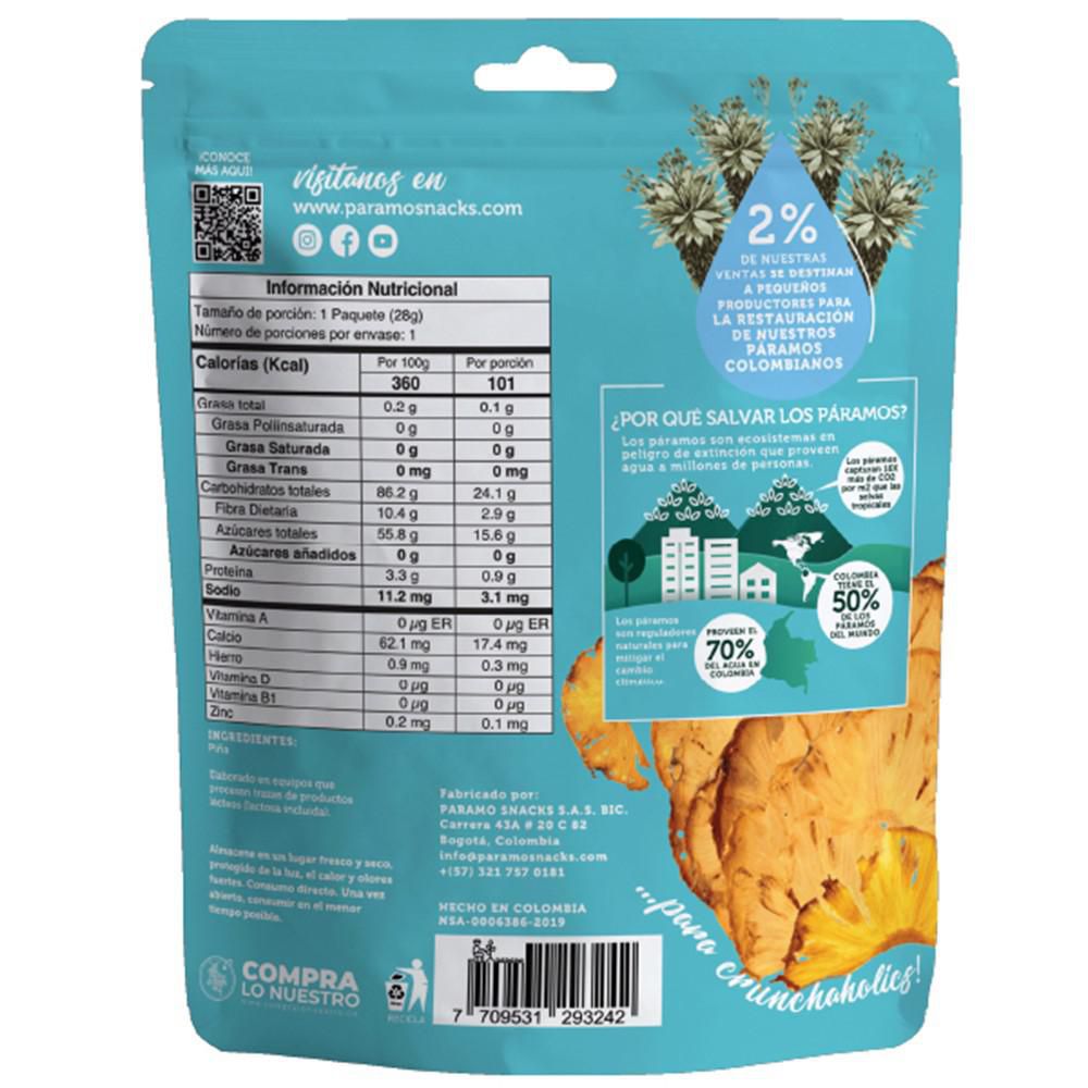 Pasabocas GOOD CHIPS piña (28  gr) img #2