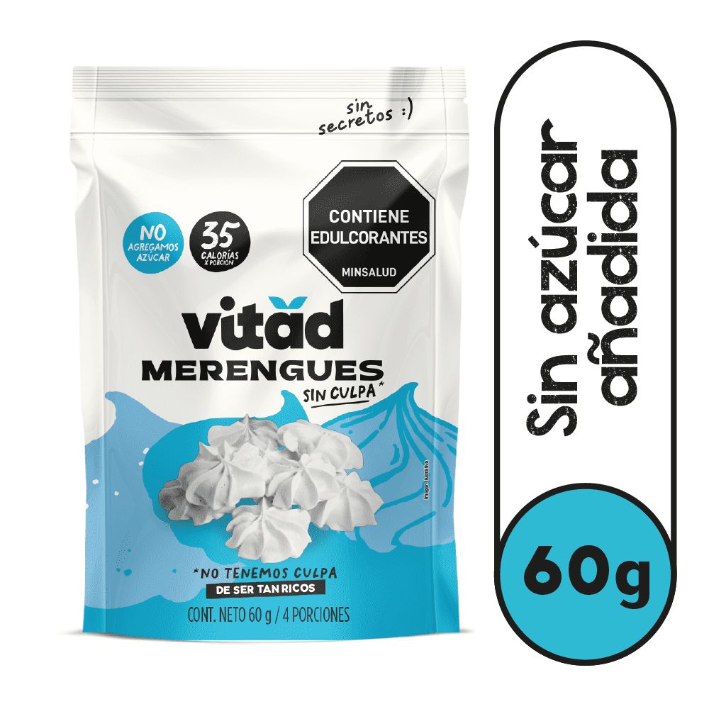 Merengue VITAD sin azúcar (60  gr) img #1