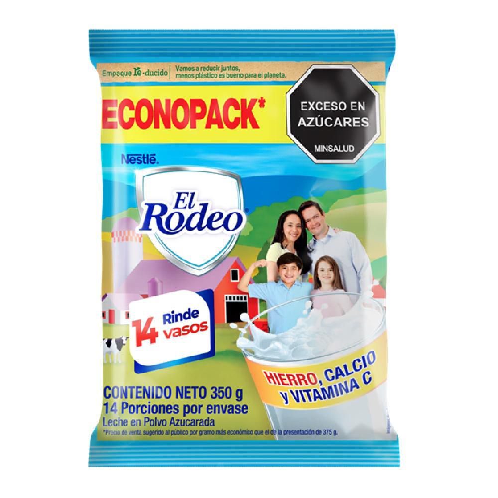 Leche EL RODEO en polvo entera azucarada (350  gr) img #1