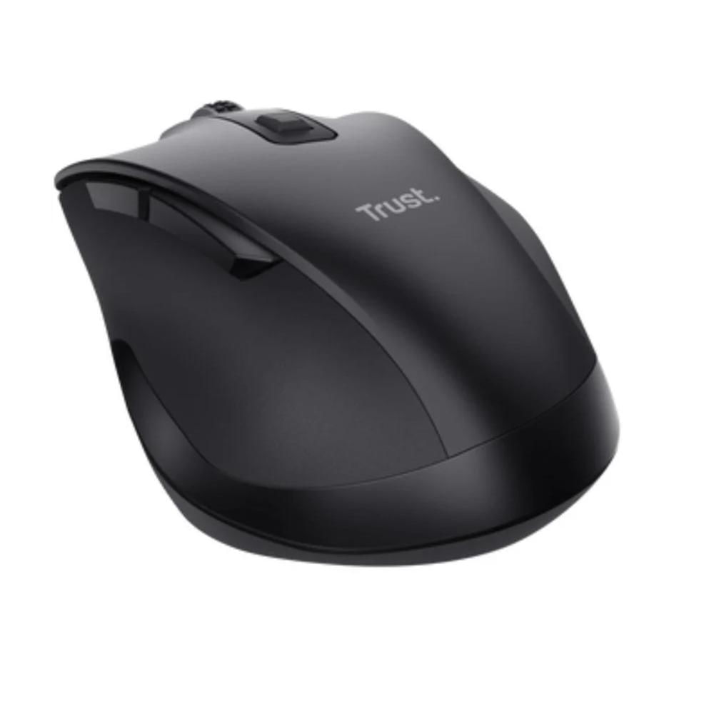 Mouse Trust Fyda Inalámbrico Bluetooth Recargable Negro img #2