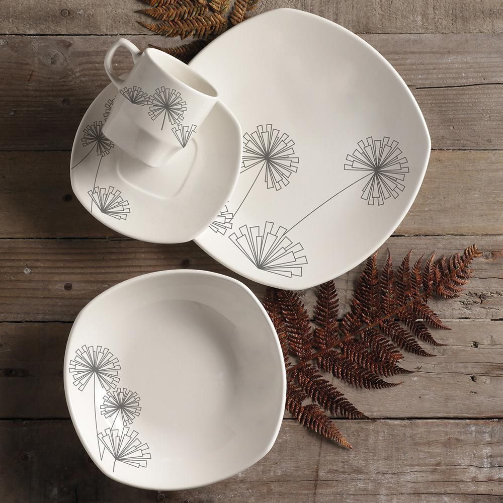 VAJILLA 4/16 CUADRADA OTONO CORONA VL17170401 img #2