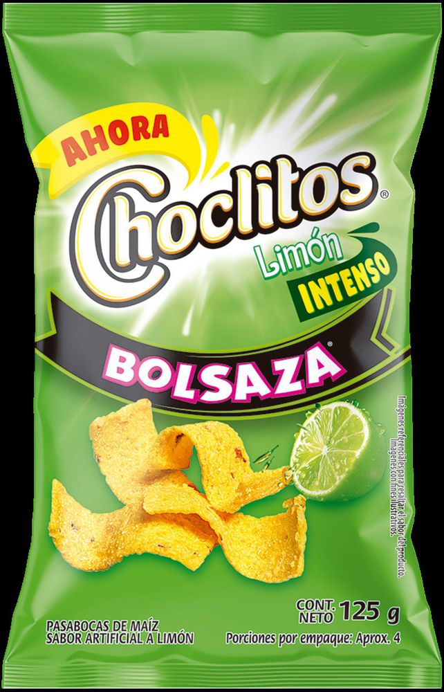 Pasabocas CHOCLITOS limón intenso (125  gr) img #1