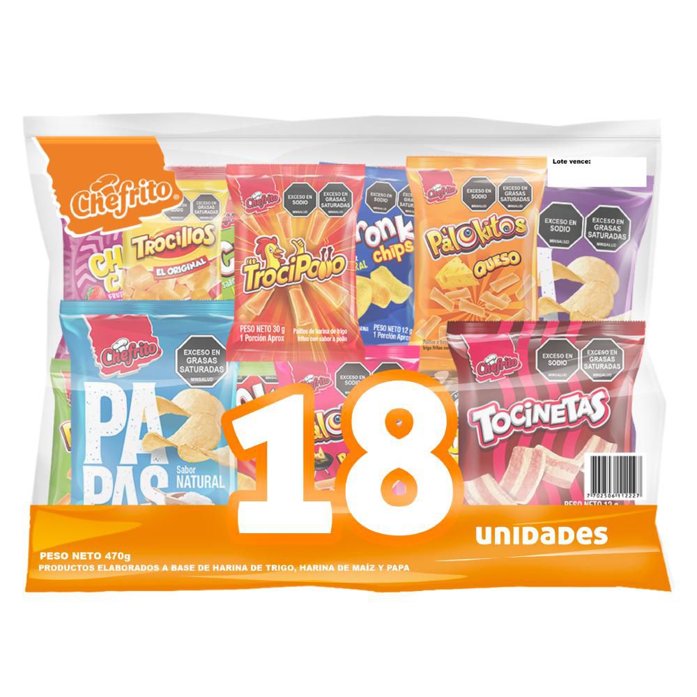 Pasabocas CHEFRITO surtidos (470  gr) img #1