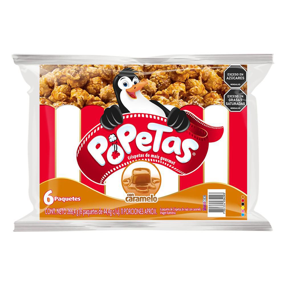 Crispetas POPETAS con caramelo (266.4  gr) img #1