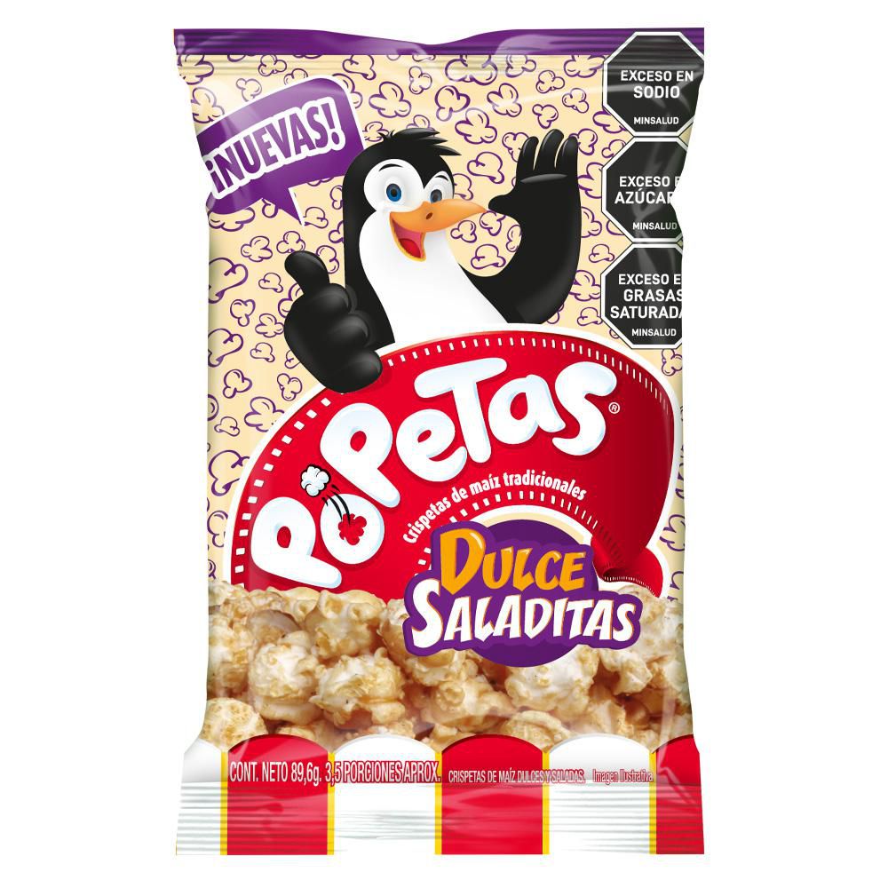 Crispetas POPETAS dulce saladitas (89.6  gr) img #1