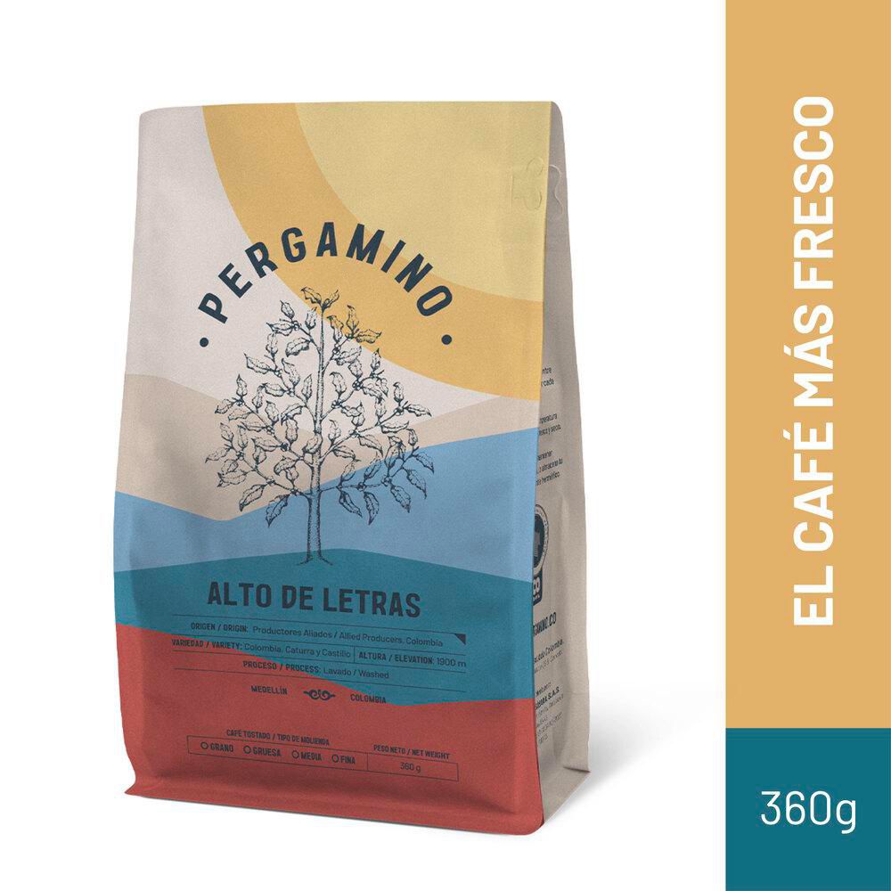 Café PERGAMINO molido Alto de Letras (360  gr) img #1