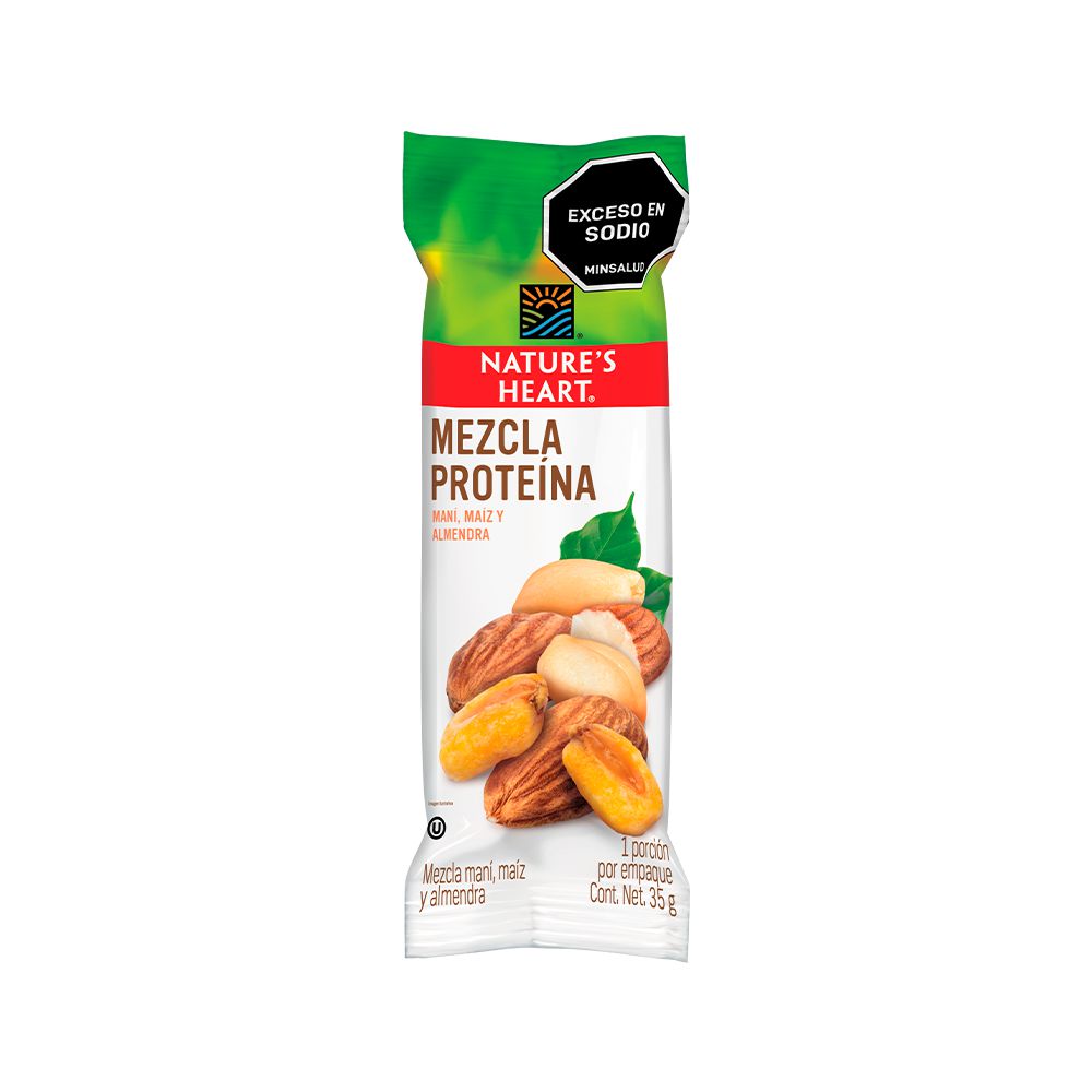 Frutos secos NATURES HEART mezcla de proteína (35  gr) img #1