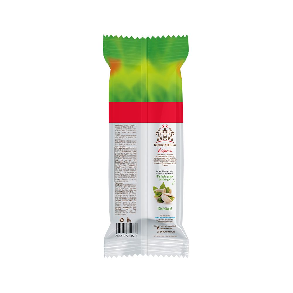 Pistachos NATURES HEART americanos (35  gr) img #2
